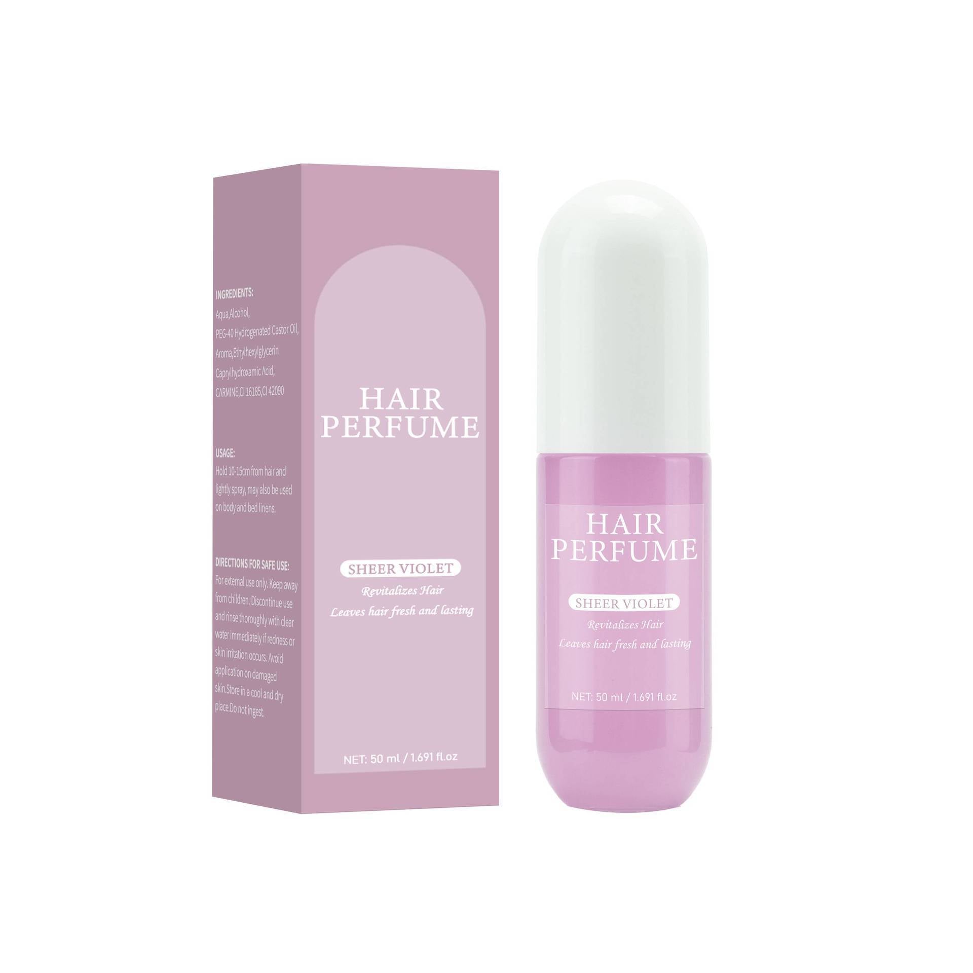 Violet Hair Care Perfume Spray 50ml Sheer Violet Hair Perfume 50mg*10vials XYKLM-RT50